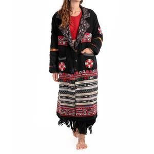 NEW STANDAWT rare merino wool coat in black